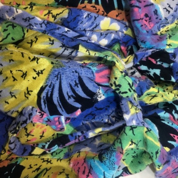 3/$30 NWT Michael Kors tropical patchwork skort … - Picture 3 of 4